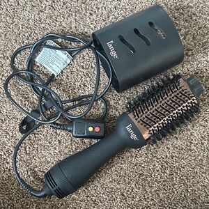 L'ange Black and Brown Hair Brush Dryer